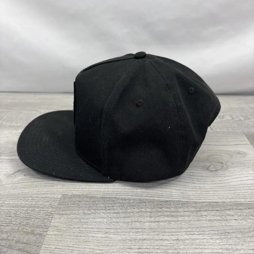Quiksilver California Round Logo Hat, Black OSFM